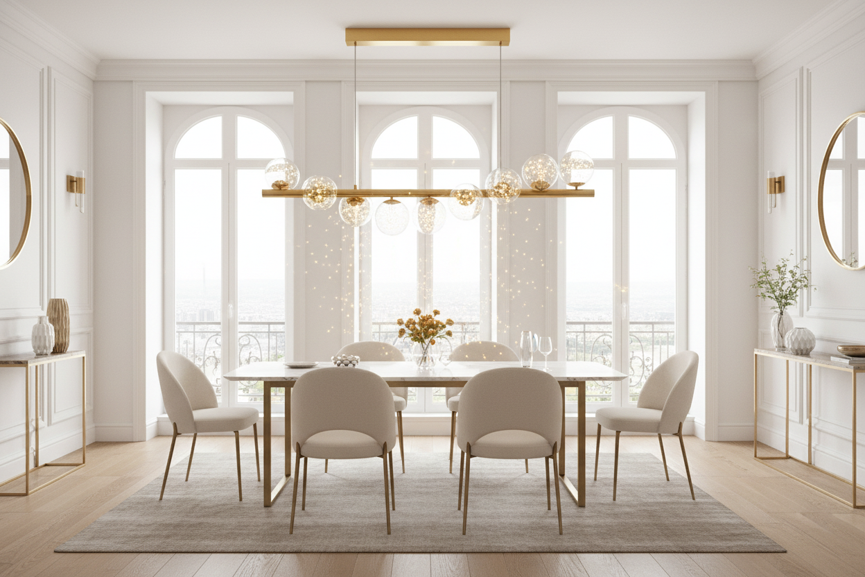 The Celeste | 3D Creative Glass Globe Chandelier