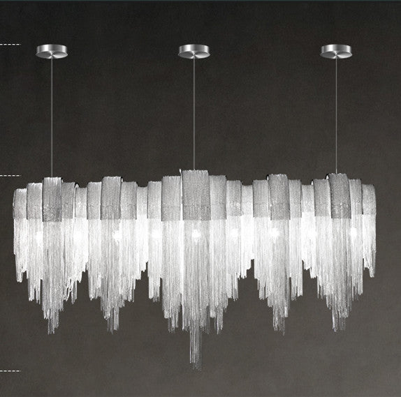 The Tassel | Nordic Luxury Aluminium Chain Chandelier
