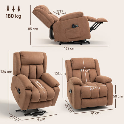 The Sovereign | Electric Power Lift Recliner with 8-Point Massage