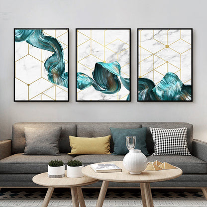 The Triptych | Modern Luxury 3-Panel Canvas Wall Art