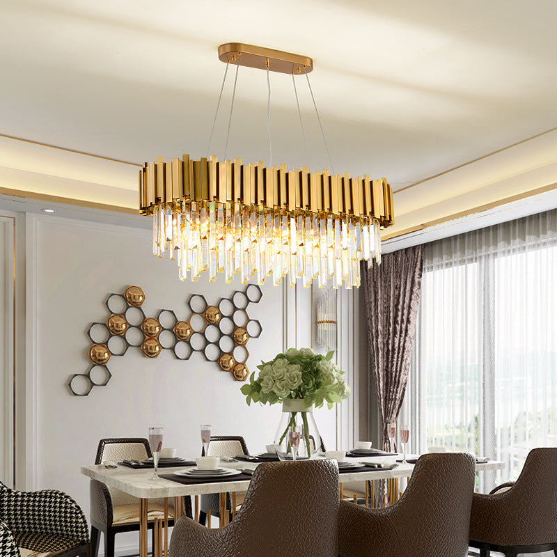 The Cristal | Luxury Crystal Chandelier with 12W LED Warm Light