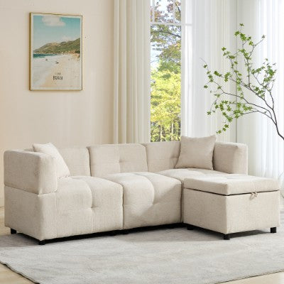 The Atelier | L-Shaped Sectional with Ottoman