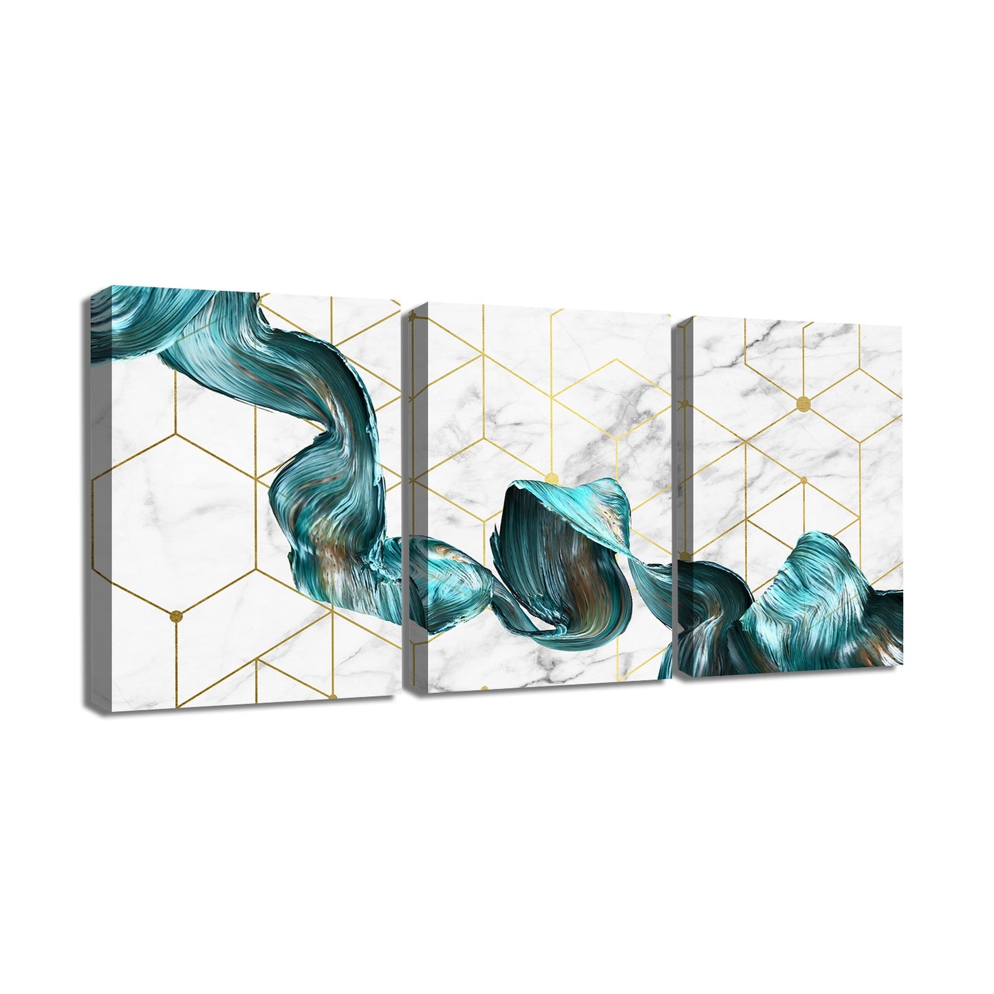 The Triptych | Modern Luxury 3-Panel Canvas Wall Art