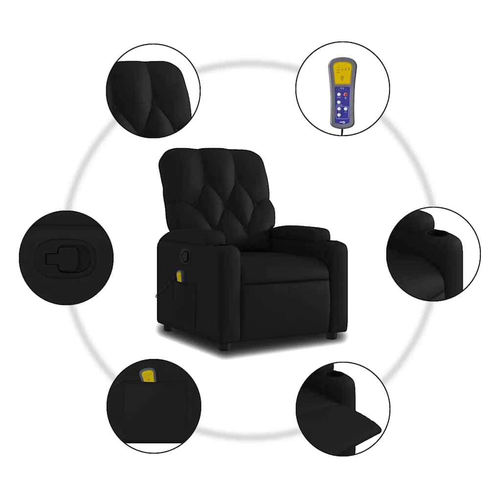 The Riviera | Faux Leather Massage Recliner