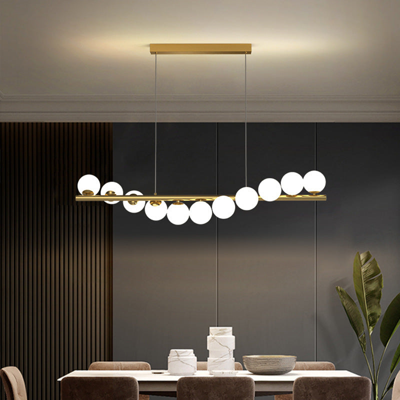 The Celeste | 3D Creative Glass Globe Chandelier