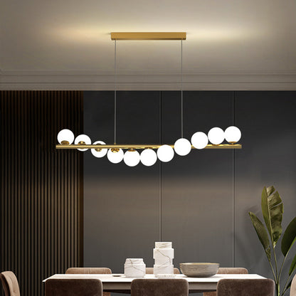 The Celeste | 3D Creative Glass Globe Chandelier