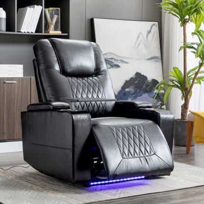 The Sovereign | Electric Power Recliner Chair with LED Lighting & USB Charging