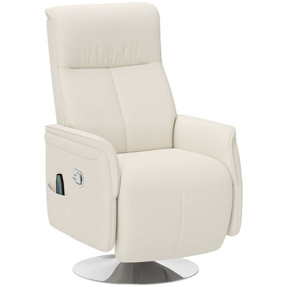 The Repose | 10-Point Massage Recliner Armchair in Cream
