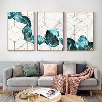 The Triptych | Modern Luxury 3-Panel Canvas Wall Art