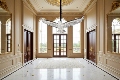 The Aquila | Sculptural Eagle Crystal Chandelier