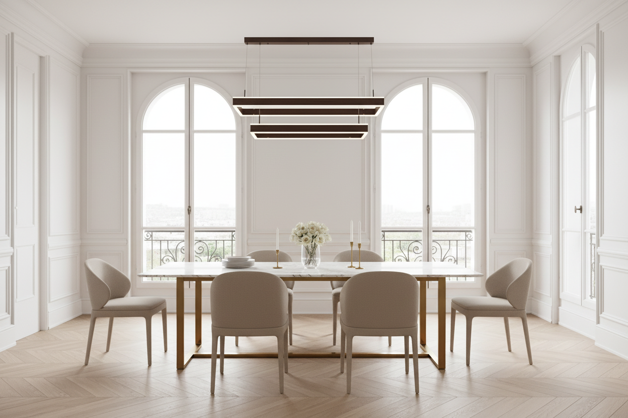 The Halo | Sculptural Ring Pendant Chandelier