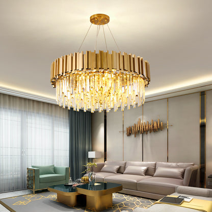 The Cristal | Luxury Crystal Chandelier with 12W LED Warm Light