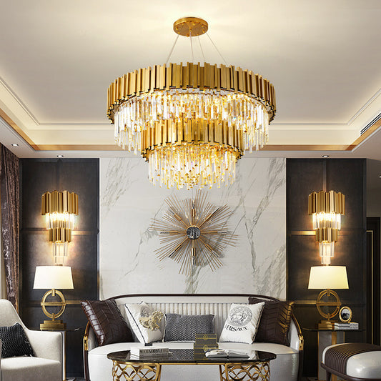 The Cristal | Luxury Crystal Chandelier with 12W LED Warm Light