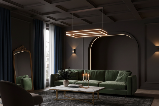 The Halo | Sculptural Ring Pendant Chandelier