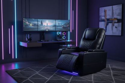 The Sovereign | Electric Power Recliner Chair with LED Lighting & USB Charging